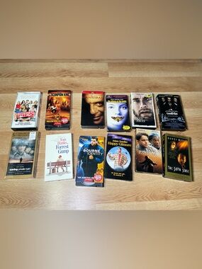 Lot of 12 VHS Tapes Classic Movies